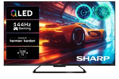 SHARP QLED TV 43GR8465E, 43", 4K, 144 Hz, Google TV, Quantum Dot